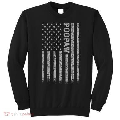Poopaw American Flag Sweatshirt