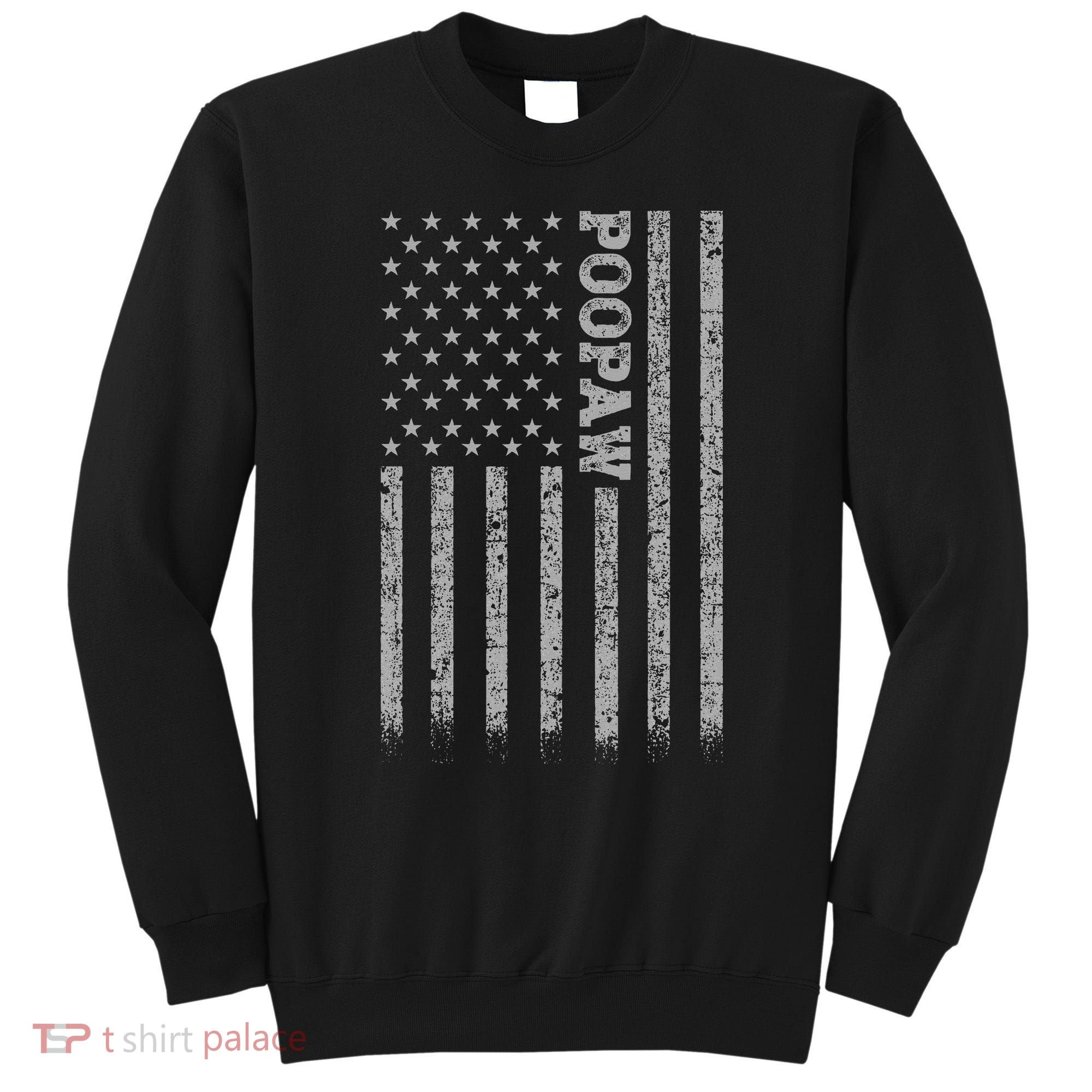 Poopaw American Flag Sweatshirt