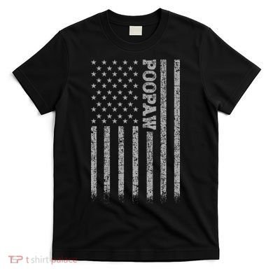 Poopaw American Flag T-Shirt