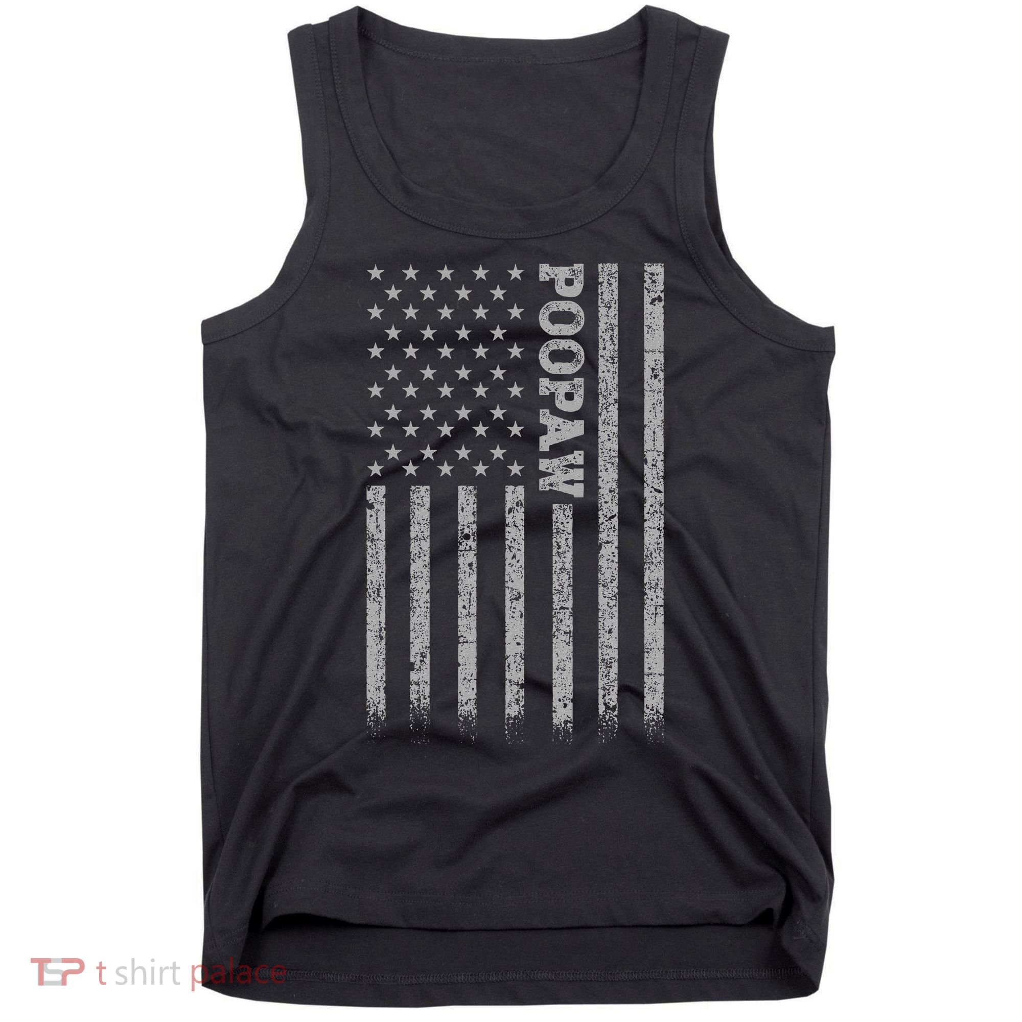 Poopaw American Flag Tank Top