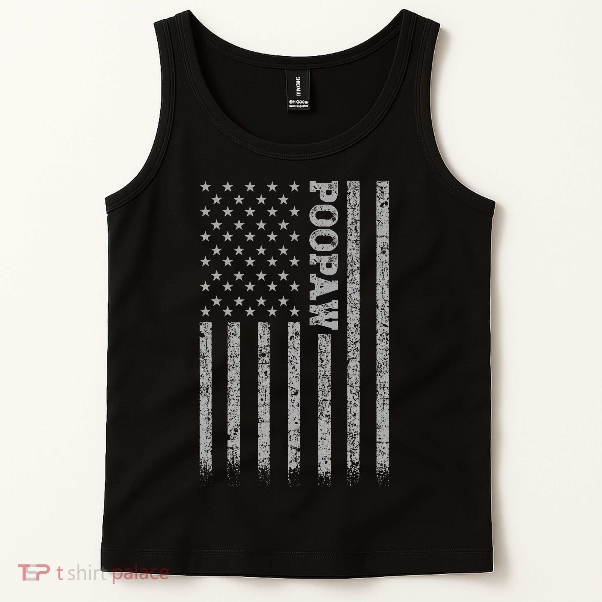 Poopaw American Flag Tank Top