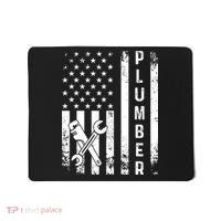 Plumber American Flag Plumbing Mousepad thumb 0