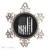 Plumber American Flag Plumbing Ornament thumb 0