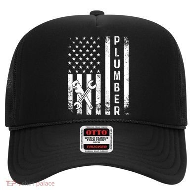 Plumber American Flag Plumbing Hat