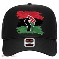 Pan African Flag Black Fist U.N.I.A. Flag Hat thumb 0