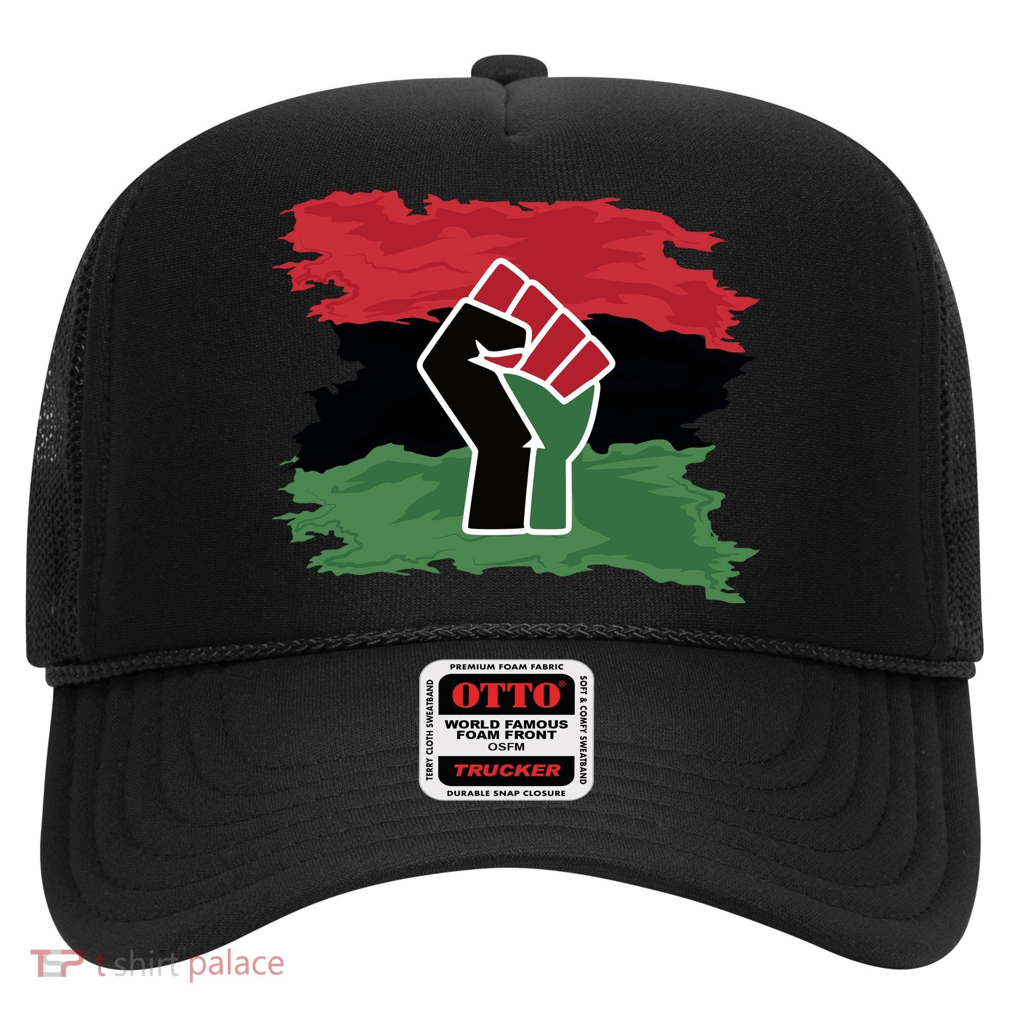 Pan African Flag Black Fist U.N.I.A. Flag Hat