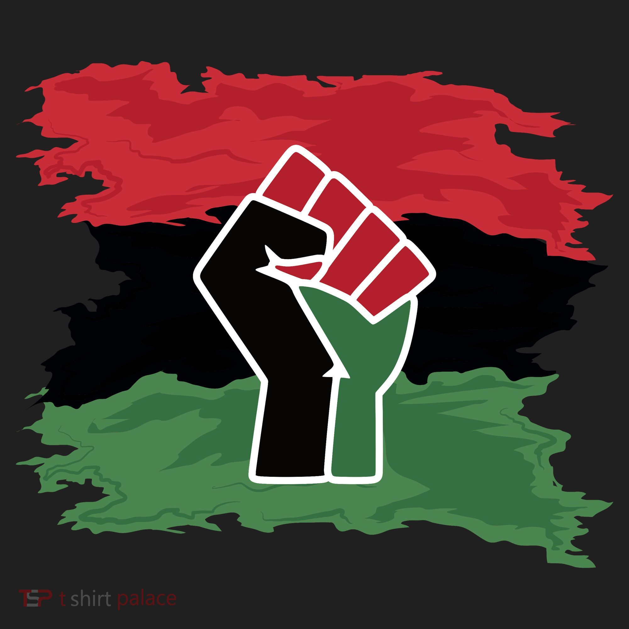 Pan African Flag Black Fist U.N.I.A. Flag Hat