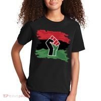 Pan African Flag Black Fist U.N.I.A. Flag Kids T-Shirt thumb 2