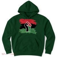Pan African Flag Black Fist U.N.I.A. Flag Hoodie thumb 0