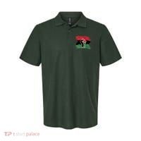 Pan African Flag Black Fist U.N.I.A. Flag Polo thumb 0