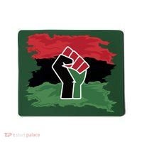 Pan African Flag Black Fist U.N.I.A. Flag Mousepad thumb 0