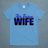 Proud Air Force Wife Gift Usaf Patriotic Military Family Funny Gift T-Shirt thumb 4