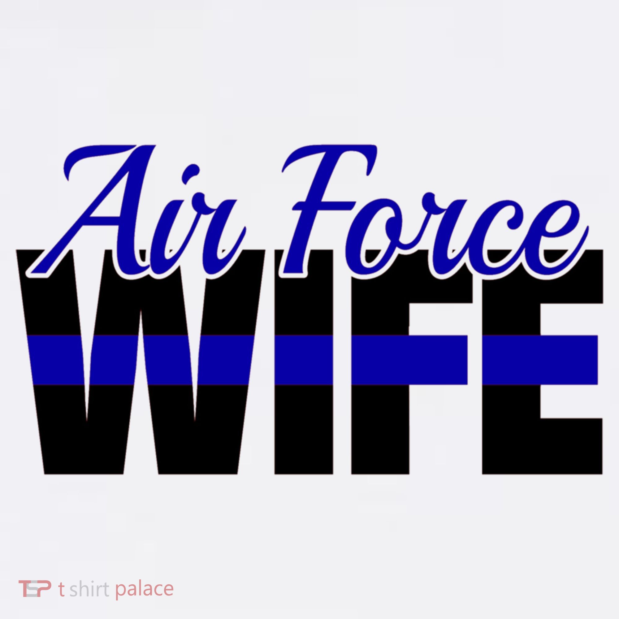 Proud Air Force Wife Gift Usaf Patriotic Military Family Funny Gift Women's Tank Top