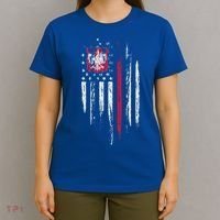 Polish American Flag Combo Poland Usa Polska T-Shirt thumb 4