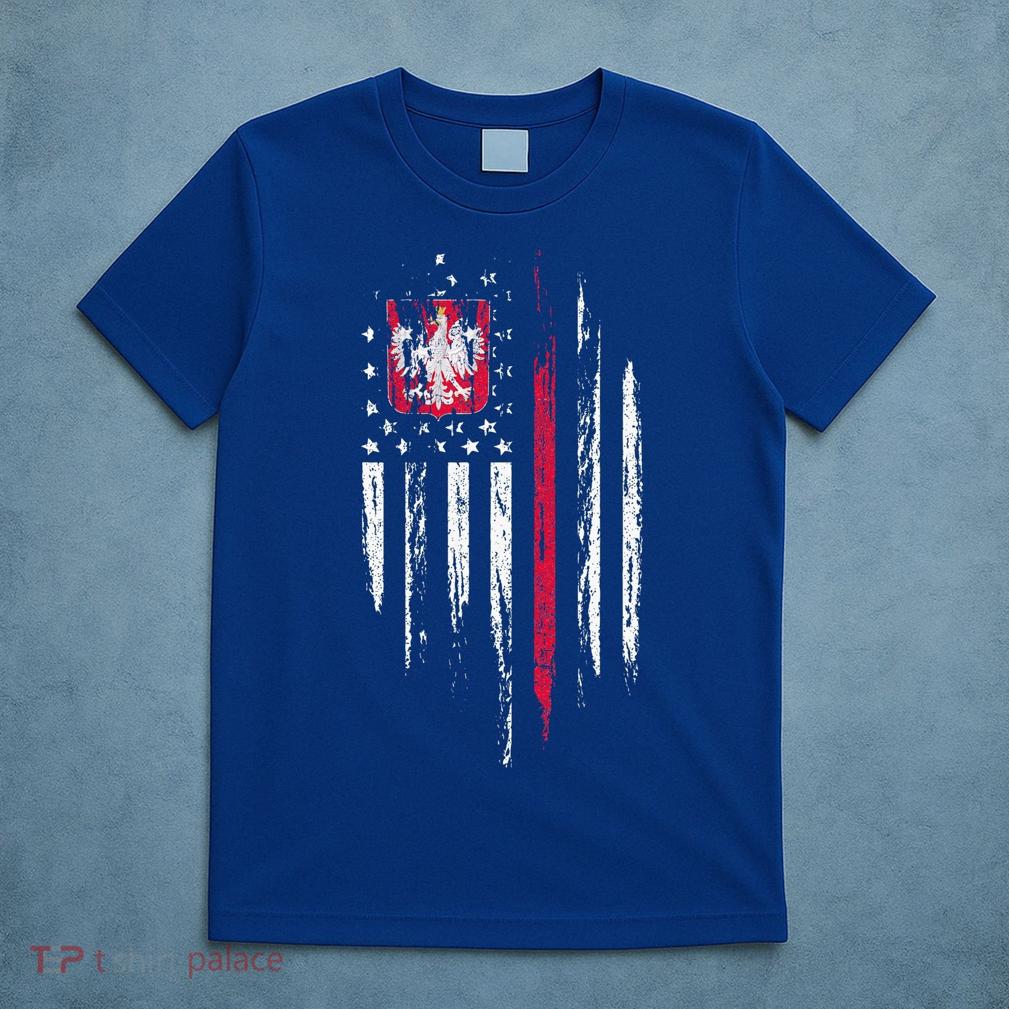 Polish American Flag Combo Poland Usa Polska T-Shirt