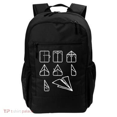 Paper Airplane Folding Instruction Gift Backpack
