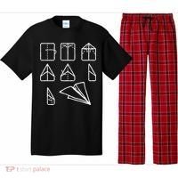 Paper Airplane Folding Instruction Gift Pajama Set thumb 0
