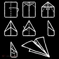 Paper Airplane Folding Instruction Gift Pajama Set thumb 2