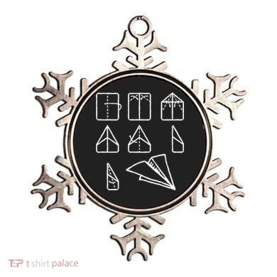 Paper Airplane Folding Instruction Gift Ornament