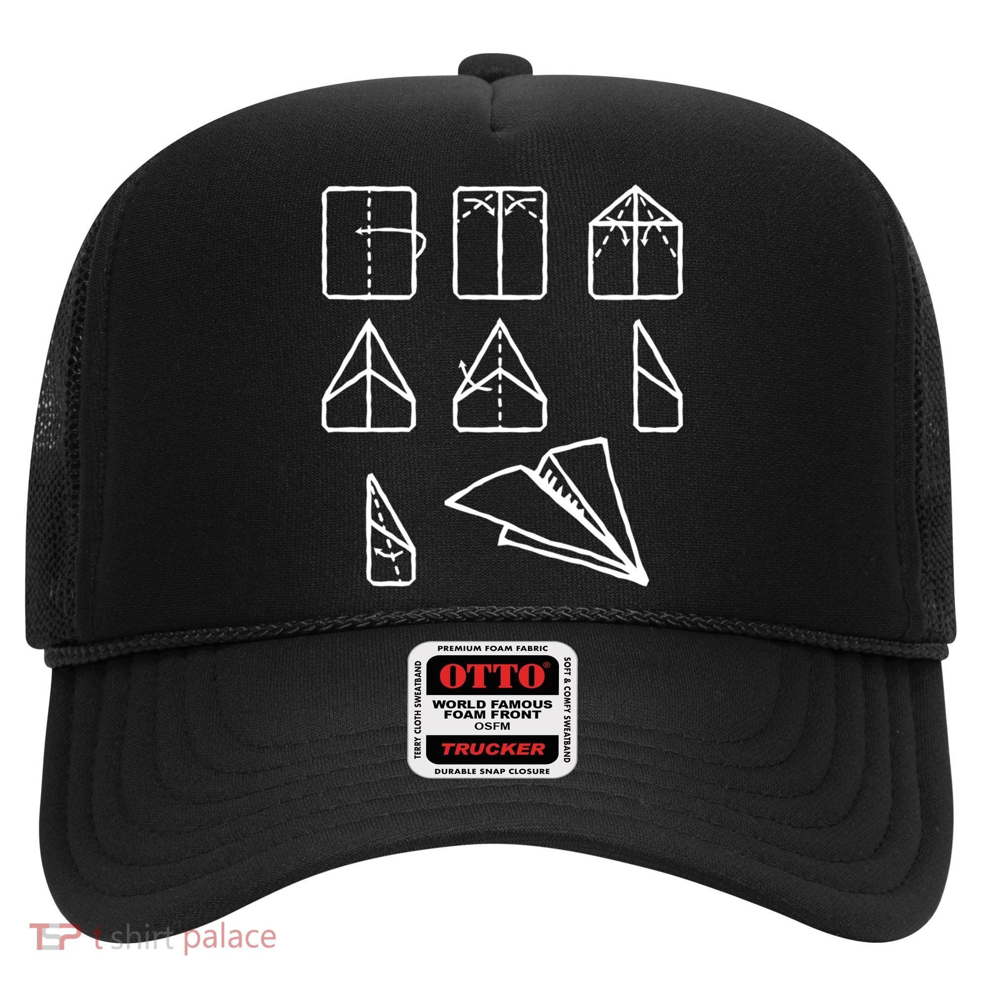 Paper Airplane Folding Instruction Gift Hat