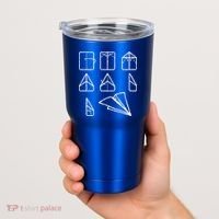 Paper Airplane Folding Instruction Gift Tumbler thumb 2