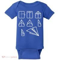 Paper Airplane Folding Instruction Gift Baby Bodysuit thumb 0