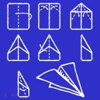 Paper Airplane Folding Instruction Gift Toddler T-Shirt thumb 4