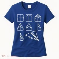 Paper Airplane Folding Instruction Gift Women's T-Shirt thumb 0