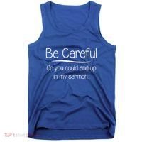Pastor Appreciation Funny Gift Meaningful Gift Funny Gift For Clergy Minister Gr Tank Top thumb 0