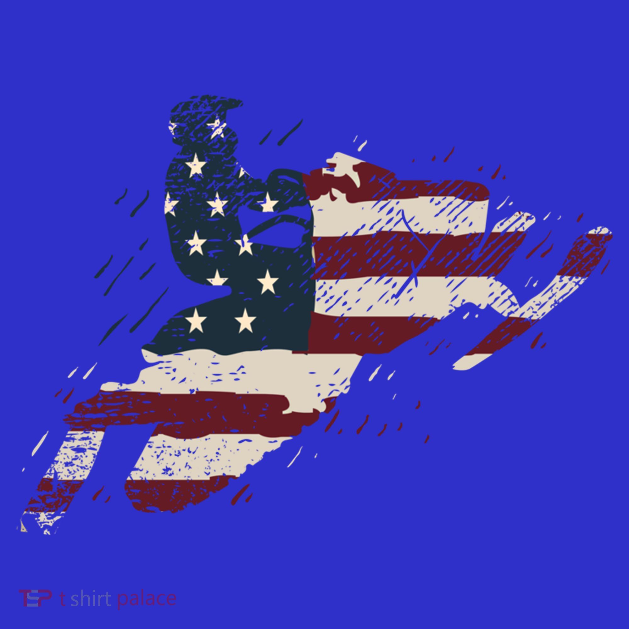 Proud American Flag Snowmobiling Gift Snowmobile Riding Gift Baby Bodysuit