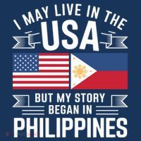 Philippines American Flag Usa Filipino Roots Present Mousepad thumb 1