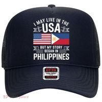 Philippines American Flag Usa Filipino Roots Present Hat thumb 0