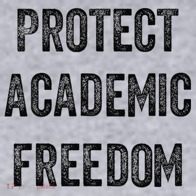 Protect Academic Freedom Protect Universities Women's Racerback Cropped Tank