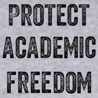 Protect Academic Freedom Protect Universities Women's Racerback Cropped Tank thumb 2