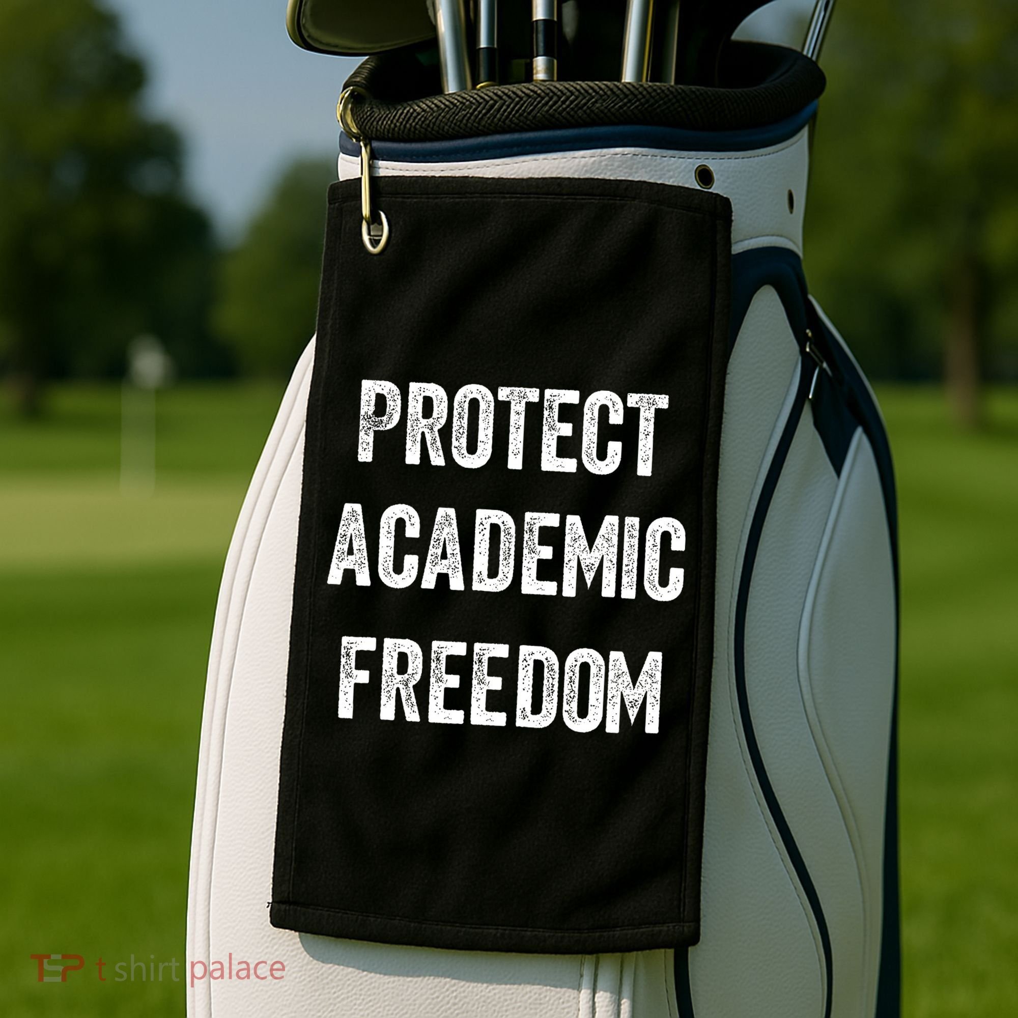 Protect Academic Freedom Protect Universities Golf Towel