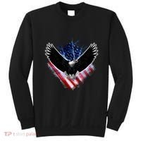 Patriotic American Flag Bald Eagle Sweatshirt thumb 0