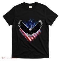 Patriotic American Flag Bald Eagle T-Shirt thumb 0