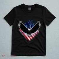 Patriotic American Flag Bald Eagle T-Shirt thumb 5