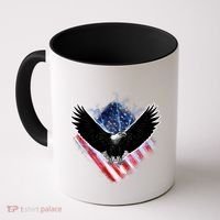 Patriotic American Flag Bald Eagle Coffee Mug thumb 0