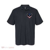 Patriotic American Flag Bald Eagle Polo thumb 0
