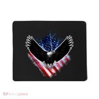 Patriotic American Flag Bald Eagle Mousepad thumb 0