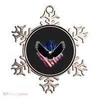 Patriotic American Flag Bald Eagle Ornament thumb 0