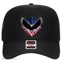 Patriotic American Flag Bald Eagle Hat thumb 0