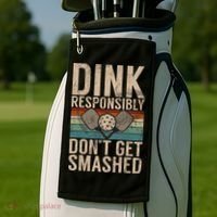 Pickleball Accessories Funny Slogan Pickleball Golf Towel thumb 2