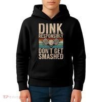 Pickleball Accessories Funny Slogan Pickleball Kids Hoodie thumb 4