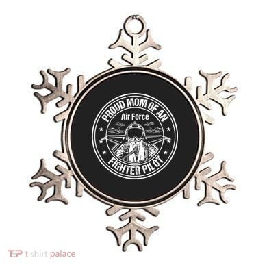 Proud Air Force Mom Fighter Pilot Design Cool Gift Ornament