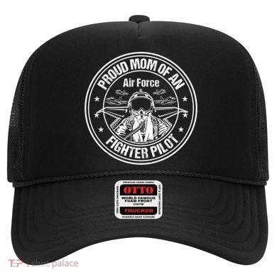 Proud Air Force Mom Fighter Pilot Design Cool Gift Hat