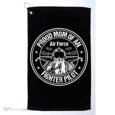 Proud Air Force Mom Fighter Pilot Design Cool Gift Golf Towel