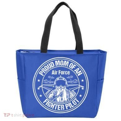 Proud Air Force Mom Fighter Pilot Design Cool Gift Tote Bag
