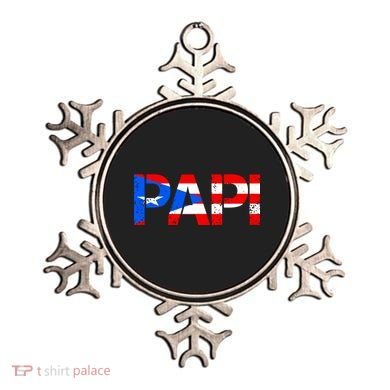 Papi American Flag Vintage Father's Day Ornament